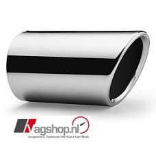 Volkswagen uitlaatsierstuk chroom (65MM) 