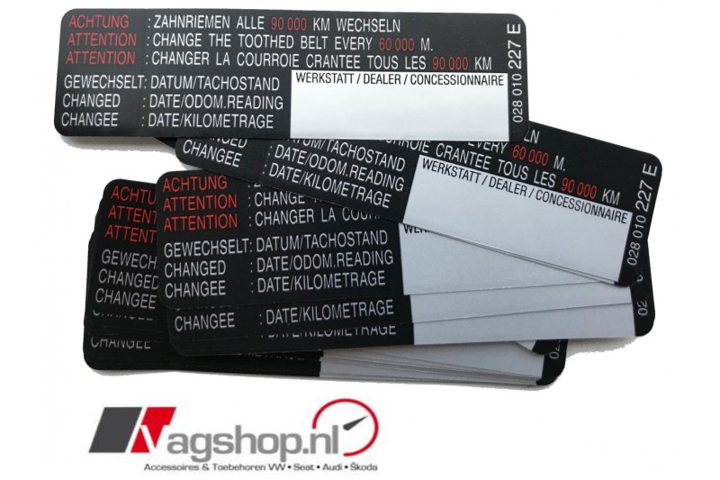 Distributieriemsticker 90.000km
