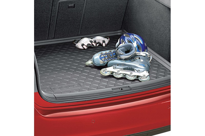 VW Golf 5/6 rubber mat voor de kofferruimte
