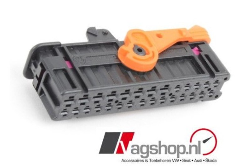 Audi/VW/Seat/Skoda Plat contacthuis met contactvergrendeling 1K0937702C