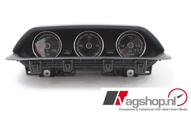 VW Scirocco Extra instrumentenpaneel dashboard - Rode/Blauwe tellernaalden -