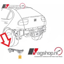 Seat Leon (1M) Achterbumper geleider - Cupra/Top Sport