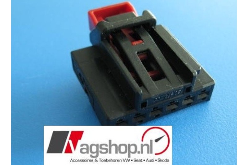 Audi/VW/Seat/Skoda plat contacthuis met contactvergrendeling - 1S0972706
