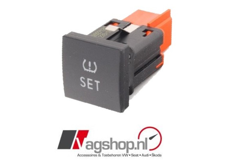 Audi/VW Knop voor banden- spanningscontrole zwart/wit
