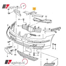 Afdekraam bovenzijde grille Leon 1M