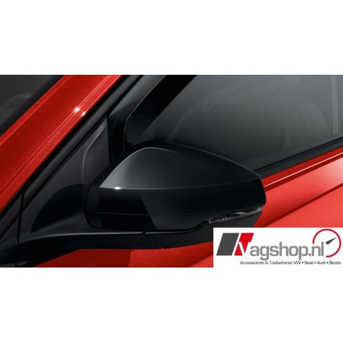 Volkswagen Polo AW Spiegelkappen Hoogglans Zwart