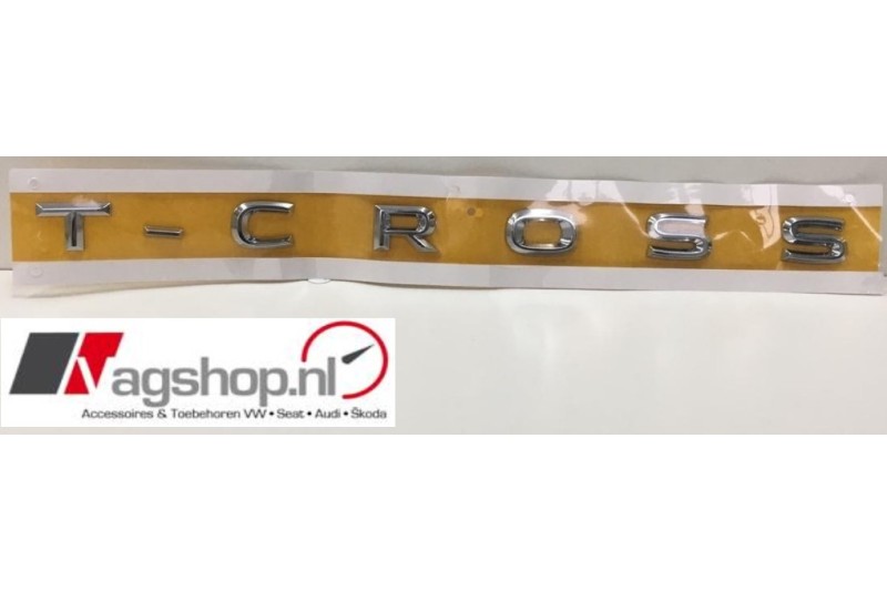 VW T-Cross plakembleem achterkant 'T-CROSS' 