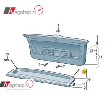 Hoedeplankkoord voor de VW T Cross/Polo AW