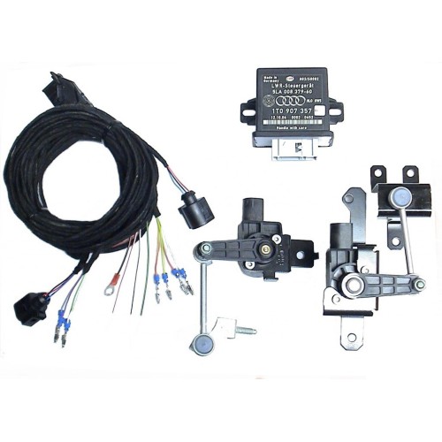 Complete set automatische koplamp hoogteregeling en Xenon adapterkabels Jetta 1K