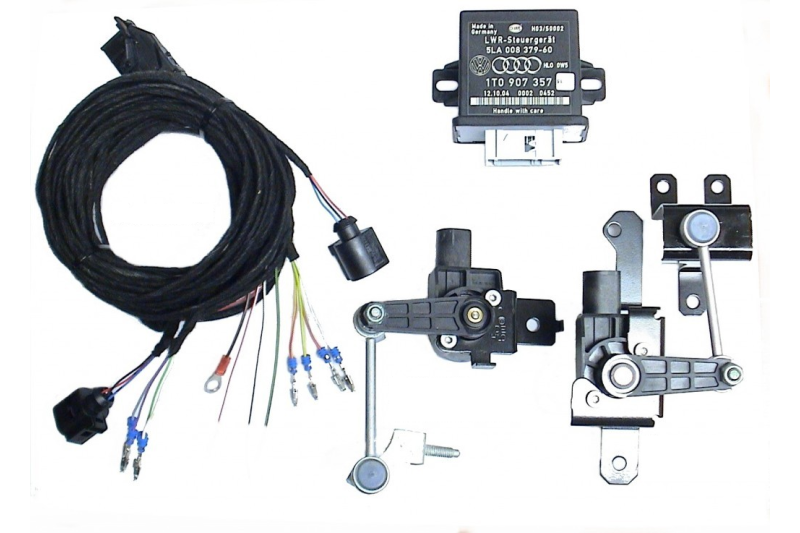 Complete set automatische koplamp hoogteregeling en Bi-Xenon adapters Seat Ibiza 6J