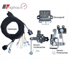 Complete set voor automatische koplamp hoogteregeling kabelset Polo 6R Xenon