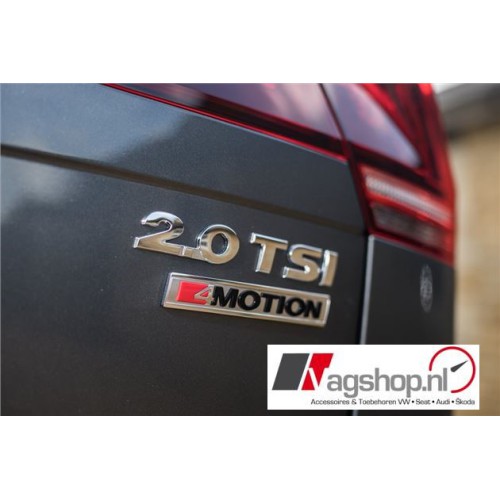 VW Passat (B8) 2.0 TSI 4Motion (TSI=ROOD) plak embleem achterkant 