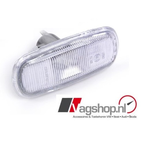 Audi A2/A3/A4/A6 zijknipperlicht - Wit -