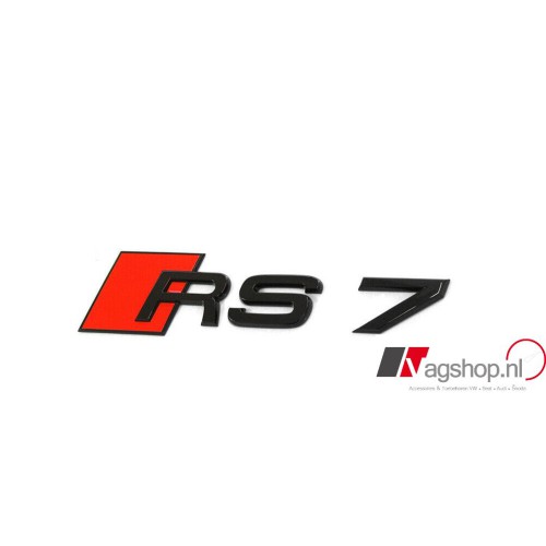 Achterklep embleem RS7 Black edition