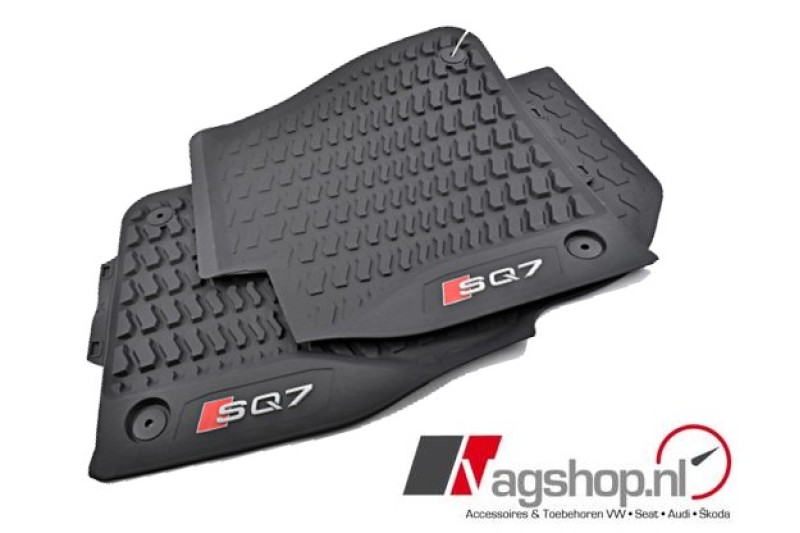 Audi SQ7 (4M) rubberen mattenset met SQ7 opdruk 