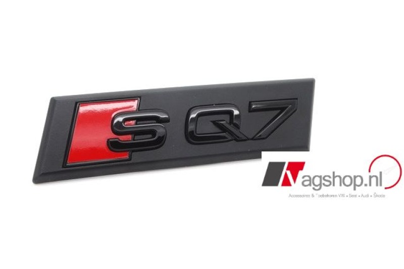 Audi SQ7 (4M) embleem zwart voor