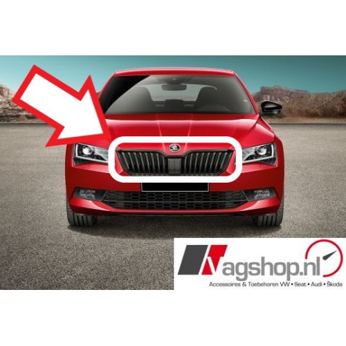 Skoda Octavia (5E) RS Grill -Glanzend zwart 