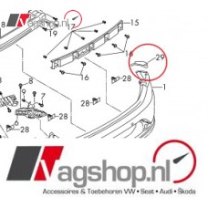 Seat Leon (5F) Wielrandspoiler set - Voor-en Achter 