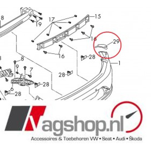 Seat Leon (5F) Wielrandspoiler set - Voor-en Achter 