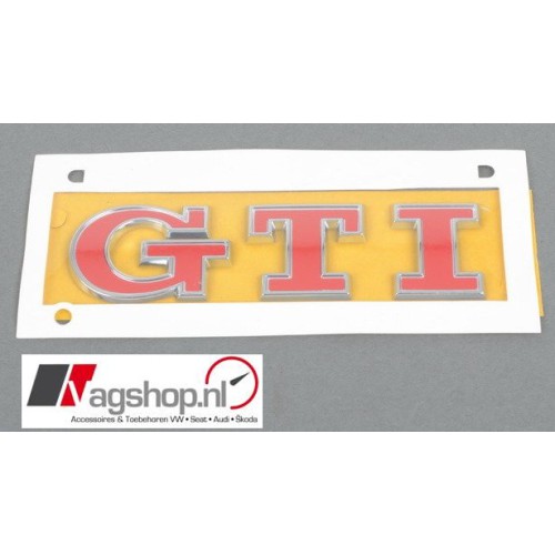 Origineel GTI plak logo tornadorood Golf 7