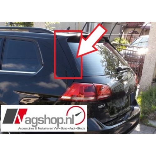 VW Golf 7 R Variant (5G) Verticale Spoiler-set kofferklep -Zwart glanzend  