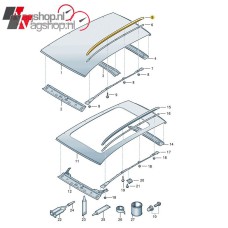 Originele Dakrailingset voor de Seat Leon ST in Chroom of Zwart