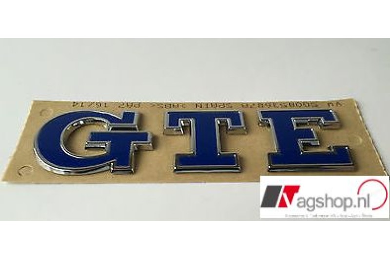 GTE embleem op de achterzijde voor de Golf 7