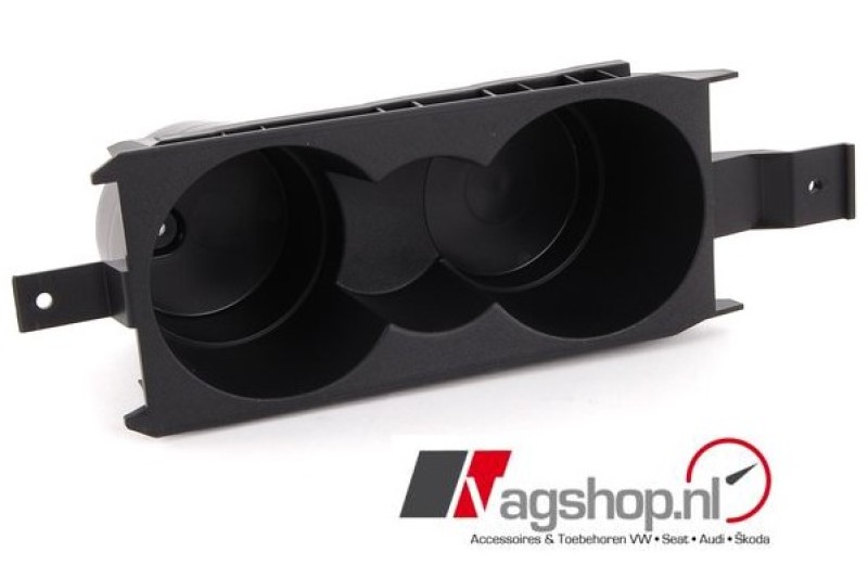 VW Eos, Golf 5/6 bekerhouder voor middenconsole -Zwart 