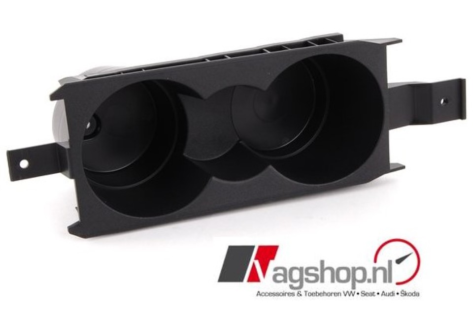 VW Eos, Golf 5/6 bekerhouder voor middenconsole -Zwart 
