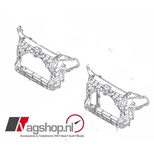 Seat Ibiza (6F) Front met steun voor radiateur 