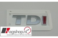 VW Polo (6R) TDI Plakembleem achterkant 