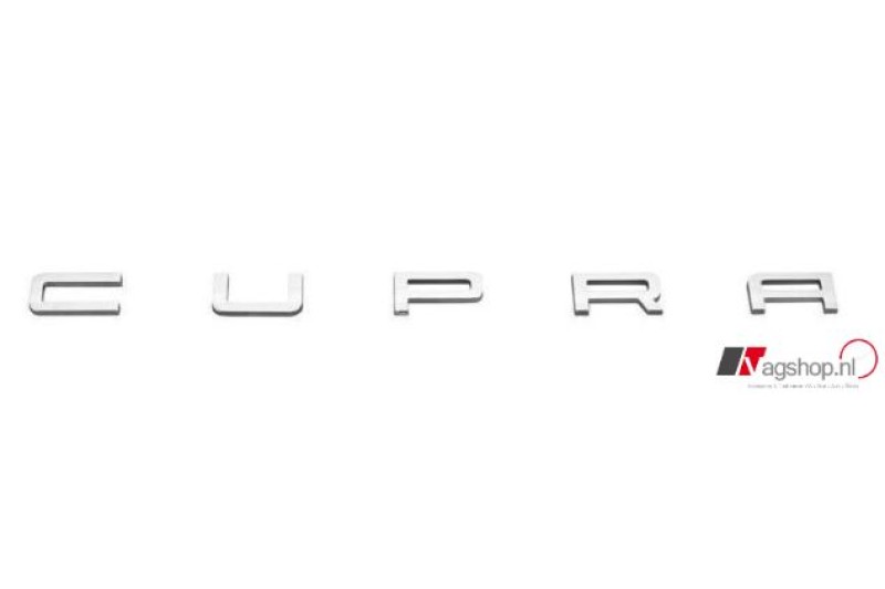CUPRA embleem achterzijde (zilver)