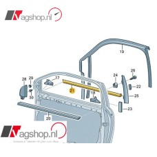 VW Polo 9N Ruitschachtafdichting 