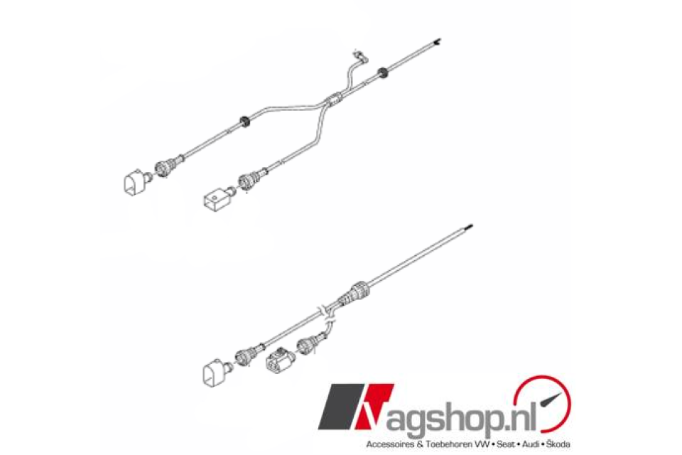 VW Transporter (T5 & T6) Kabelboom voor toerentalsensor 