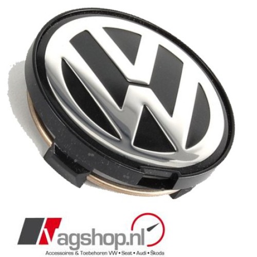 VW Naafkap voor Aluminium velgen - buitendiameter: 63mm 
