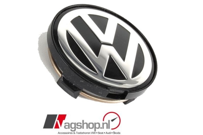 VW Naafkap voor Aluminium velgen - buitendiameter: 63mm 
