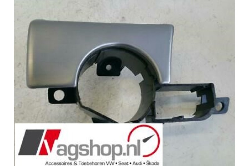 Audi A4 (B6/B7) afdekking voor lichtschakelaar (geborsteld aluminium)