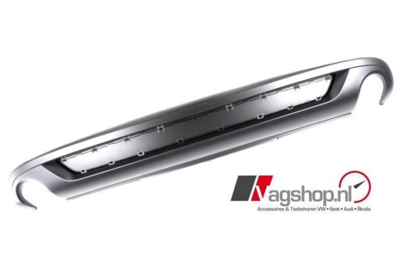 Audi A4 (B8) s-line diffuser platinumgrijs