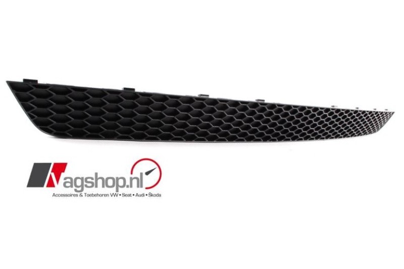 Audi A4 (B8) s-line grill voor diffuser in satijnzwart 