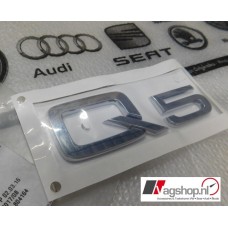 Audi Q5 'Q5' plak embleem achterkant -chroom 