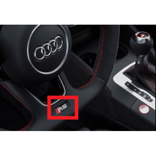 Audi RS stuur embleem 