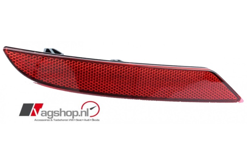 Audi A1 (8X) terugstraler en reflector achterbumper vanaf 2015