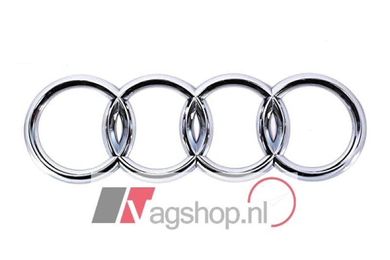 Audi chrome ringen embleem grille