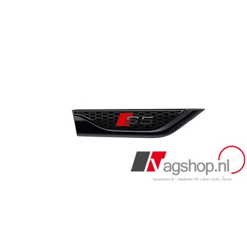 Audi S5 B9 Blackline Edition zijscherm emblemenset