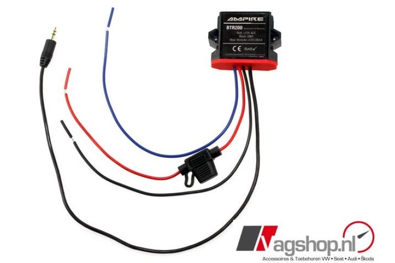 Ampire A2DP BTR200 Bluetooth ontvanger - Muziek streamen via bluetooth-