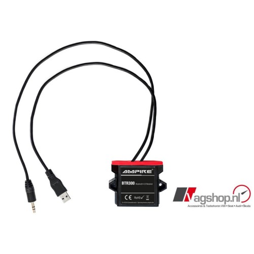 Ampire A2DP BTR300 Bluetooth ontvanger - Muziek streamen via bluetooth-