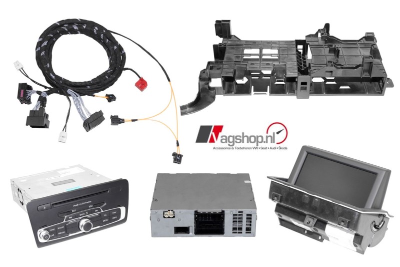Audi A1 (8X) MMI 3G navigatie PLUS retrofitset compleet 