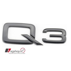 Audi Q3 (8U) 'Q3' black edition embleem achterkant 