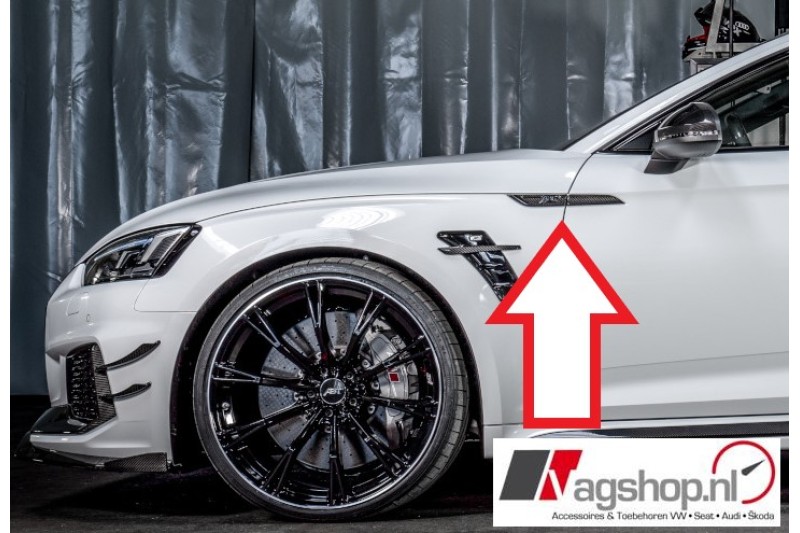 Audi RS5 zij-emblemenset 'Black Edition'
