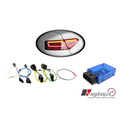 Audi A5/S5 Facelift kabelset en codeerdongle LED achterlichten 